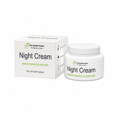 Bright White Night Cream for Glowing Skin – Whitening & Repair Cream for Dark Spots