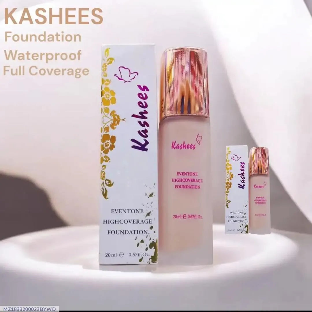 Kashees 24Hr Full Coverage Liquid Foundation | Creamy Long Lasting Makeup Base