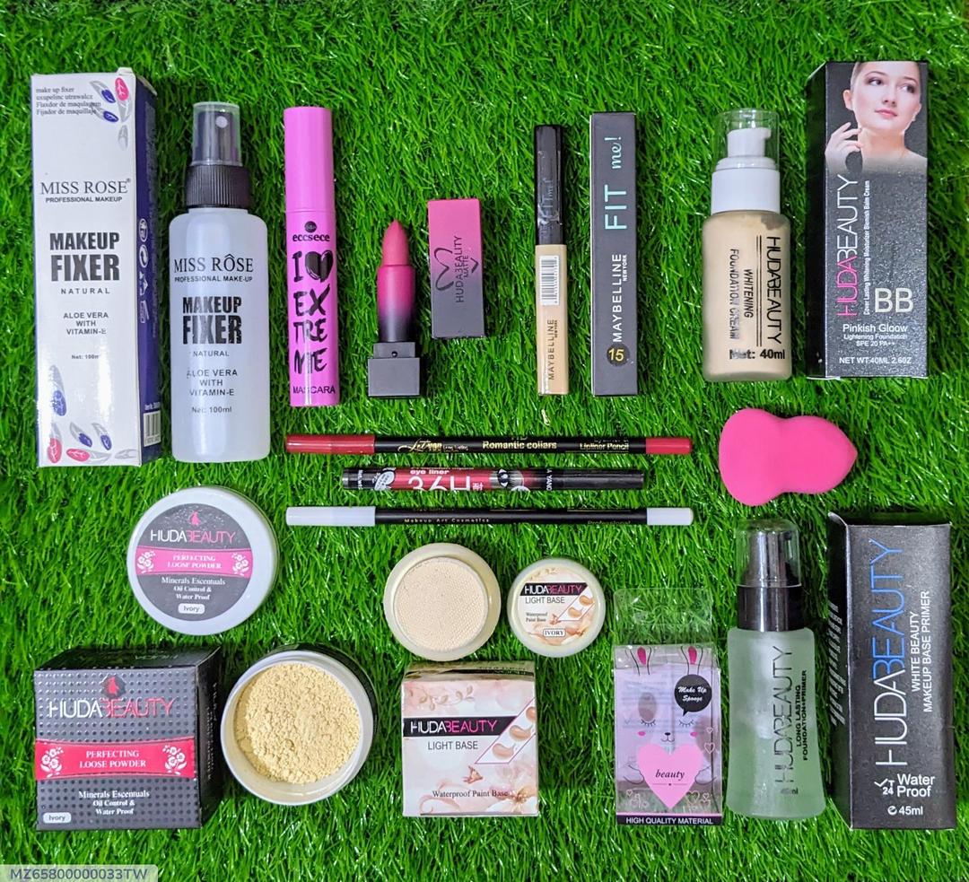 12 in 1 Makeup Kit for Women | Complete Beauty Set with Foundation, Lipsticks & Primer