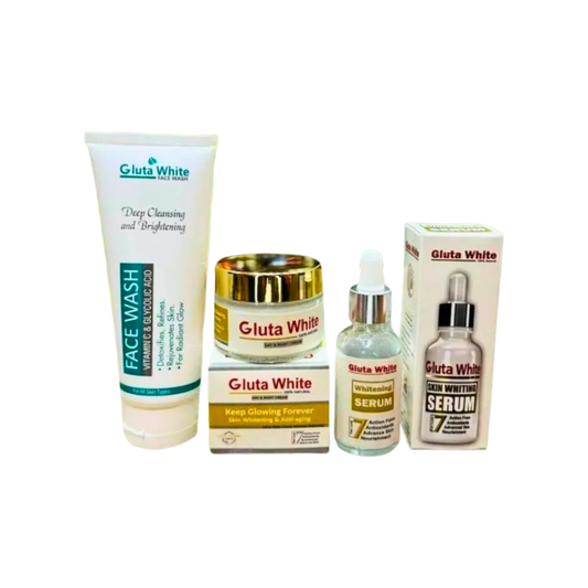 3 in 1 Skincare Set for Glowing Skin | Face Wash, Serum & Whitening Cream Kit