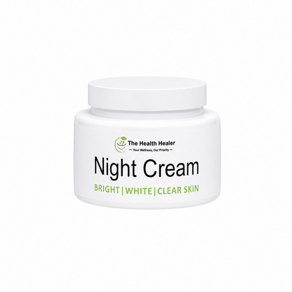 Bright White Night Cream for Glowing Skin – Whitening & Repair Cream for Dark Spots - Deal Gloss