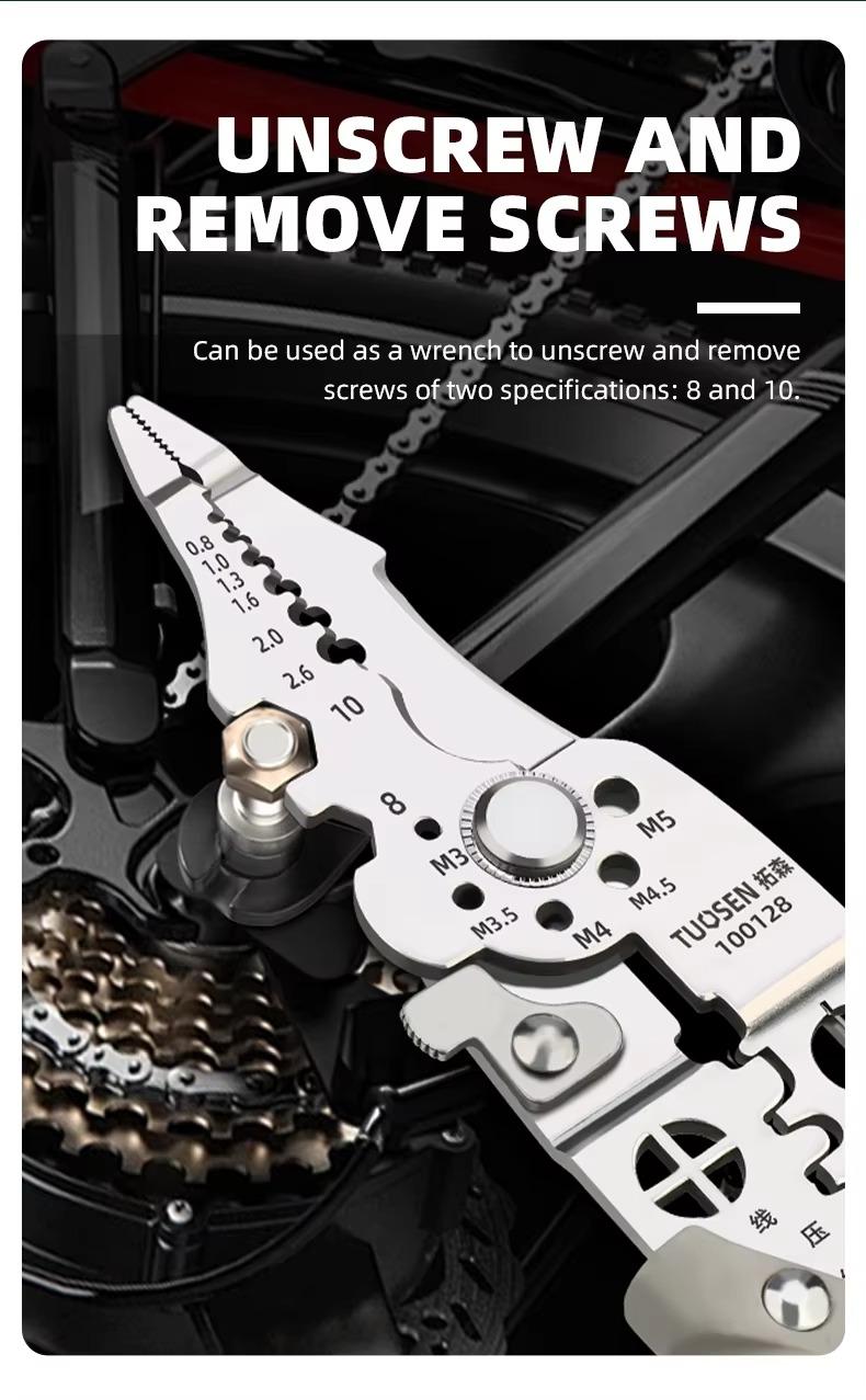 Electrician Wire Stripper Pliers Multi - Function – Chrome Vanadium Steel Heavy Duty Tool Pakistan - My Store