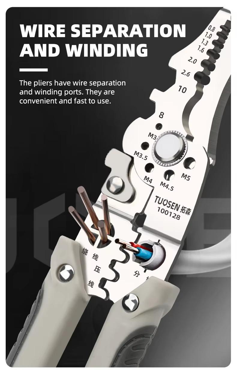 Electrician Wire Stripper Pliers Multi - Function – Chrome Vanadium Steel Heavy Duty Tool Pakistan - My Store