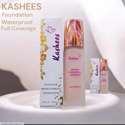 Kashees 24Hr Full Coverage Liquid Foundation | Creamy Long Lasting Makeup Base - Deal Gloss