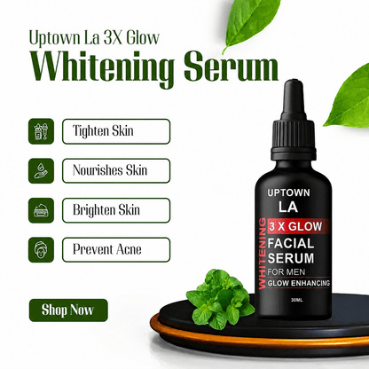 Men’s Whitening Facial Serum 30ml – Glow Enhancer & Skin Brightening Serum for Men - Deal Gloss