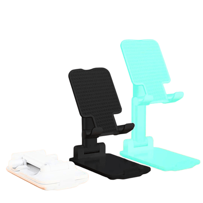 Portable Mobile Stand – Adjustable ABS Plastic Phone Holder (Foldable & Non-Slip) - Deal Gloss
