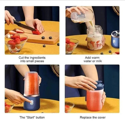 Portable Rechargeable Juicer Blender – Mini Electric Juicer for Home & Office Pakistan - My Store