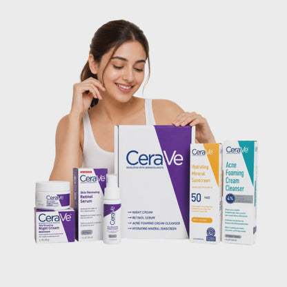 Whitening Brightening Facial Kit for Glowing Skin | 4 Step Facial Set for All Skin Types