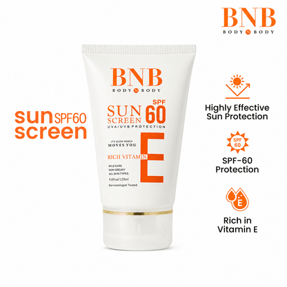 SPF 60 Sunblock Cream for All Skin Types – UV Protection & Non-Greasy Sunscreen Pakistan - Deal Gloss