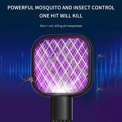 USB Rechargeable Mosquito Racket with LED Light – Electric Bug Zapper Safe Home Use Pakistan - My Store
