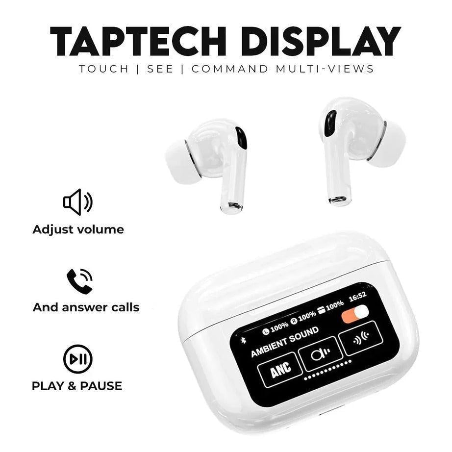 White Bluetooth Earbuds with Charging Case – Wireless AirPods Style Earphones Pakistan - My Store